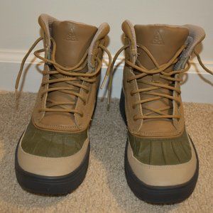 Big Kids Nike ACG Woodside 2 High Boots Brown Tan Green Boys 7Y 524872-301